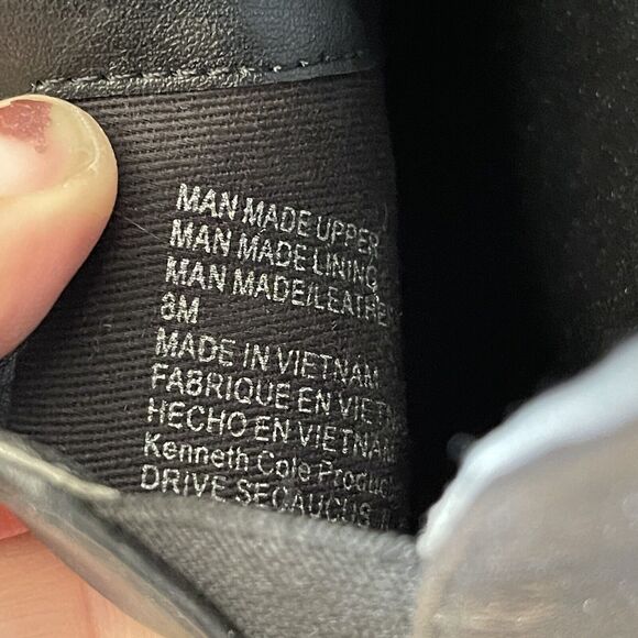 Kenneth Cole Reaction Womens Slip On Tennis Sneaker Size 8 Medium Black Flats - Picture 15 of 15